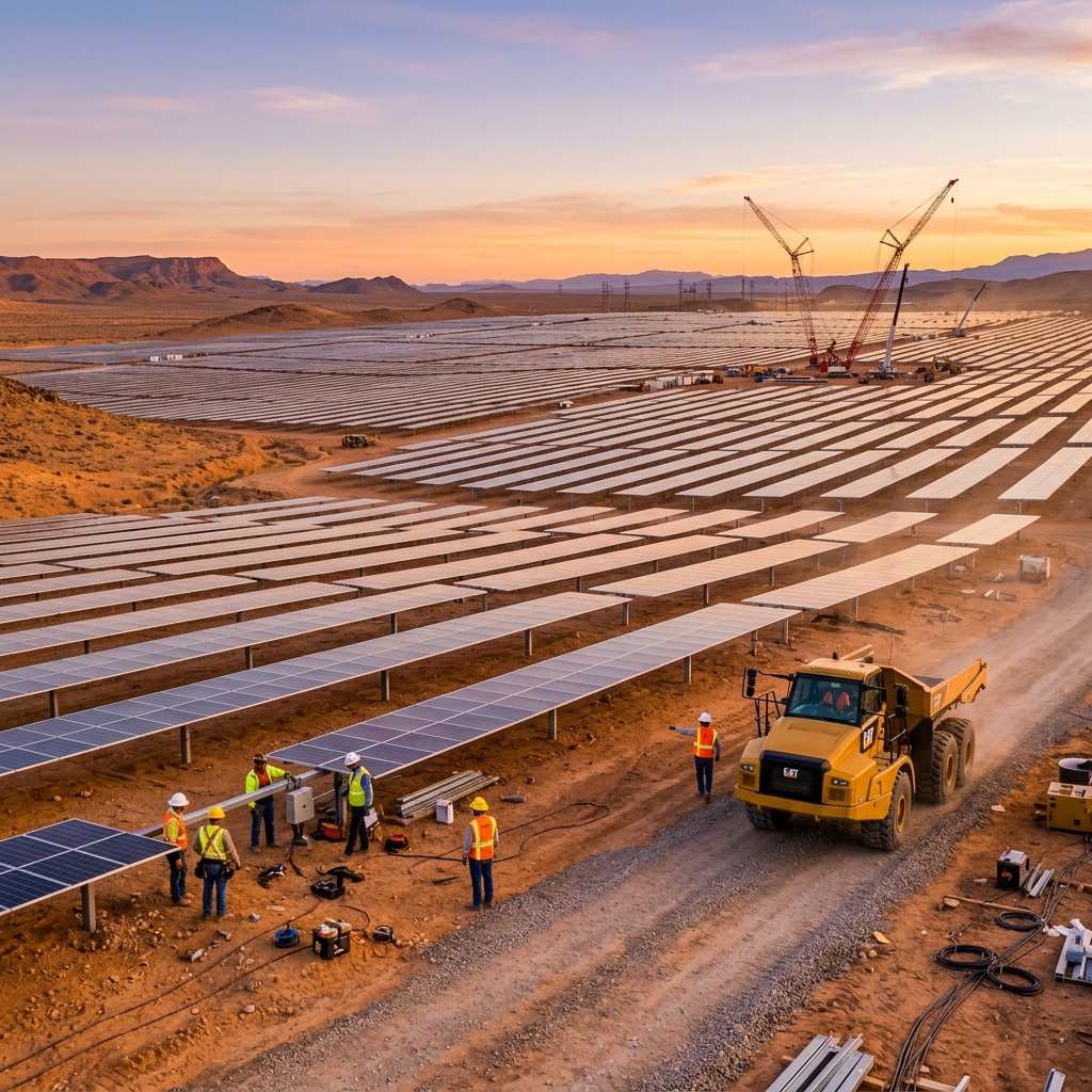 Development of utility-scale renewable energy projects